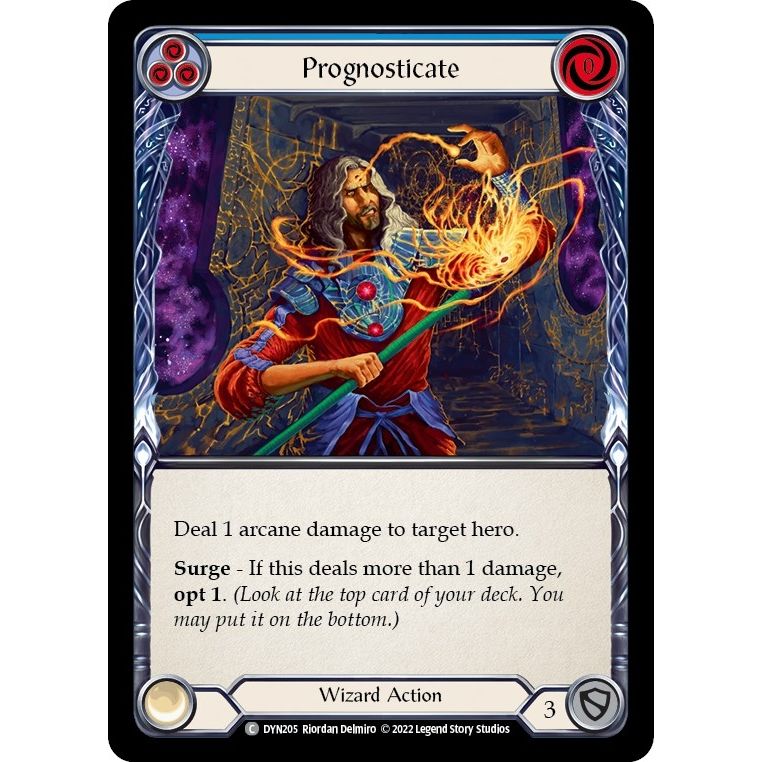 Image for Prognosticate (Blue) (DYN205) (DYN) - Flesh and Blood TCG