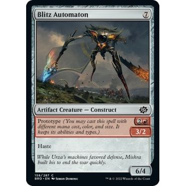 Image for Blitz Automaton (158) (BRO) - Magic: The Gathering