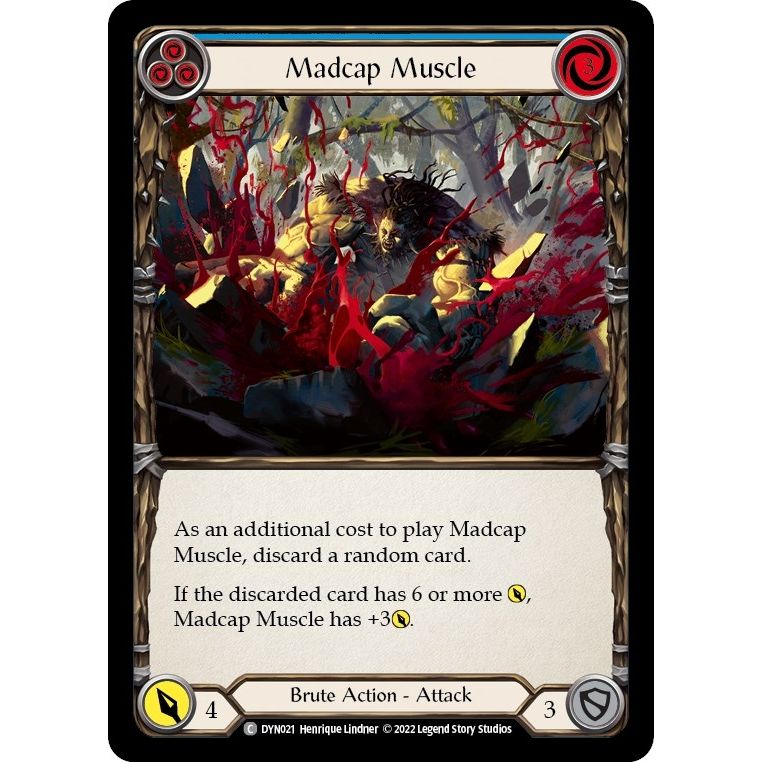 Image for Madcap Muscle (Blue) (DYN021) (DYN) - Flesh and Blood TCG