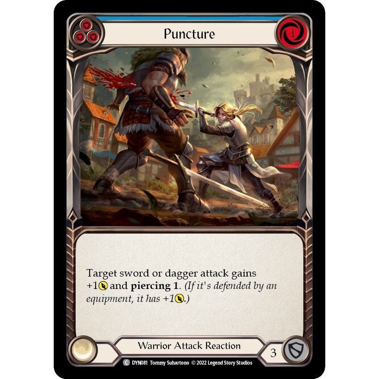 Image for Puncture (Blue) (DYN081) (DYN) - Flesh and Blood TCG