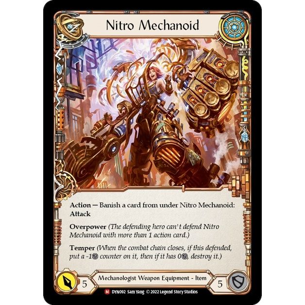 Image for Construct Nitro Mechanoid // Nitro Mechanoid (DYN092) (DYN) - Flesh and Blood TCG