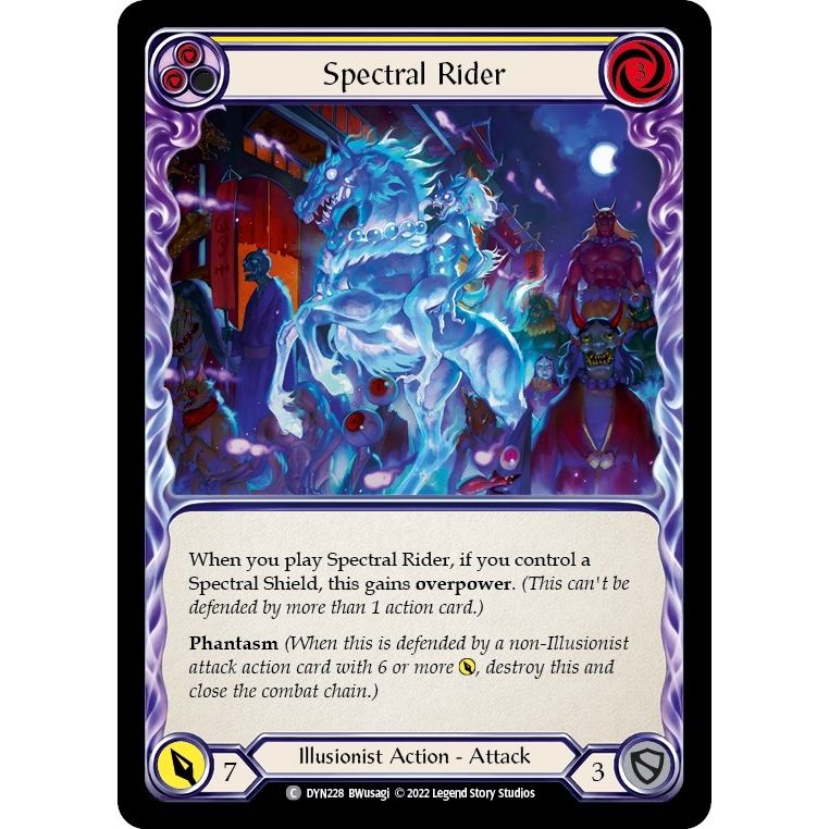 Image for Spectral Rider (Yellow) (DYN228) (DYN) - Flesh and Blood TCG