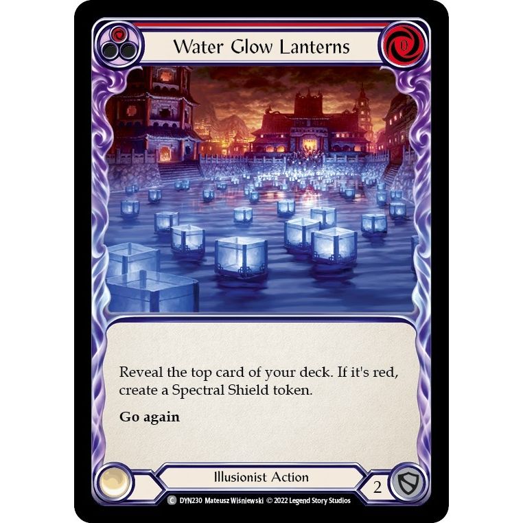 Image for Water Glow Lanterns (Red) (DYN230) (DYN) - Flesh and Blood TCG