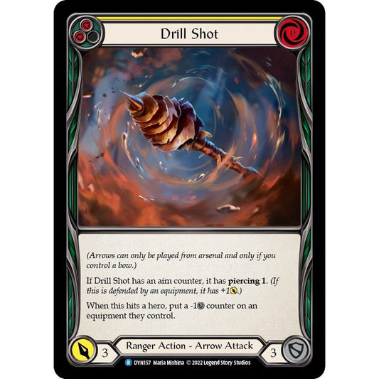 Image for Drill Shot (Yellow) (DYN157) (DYN) - Flesh and Blood TCG