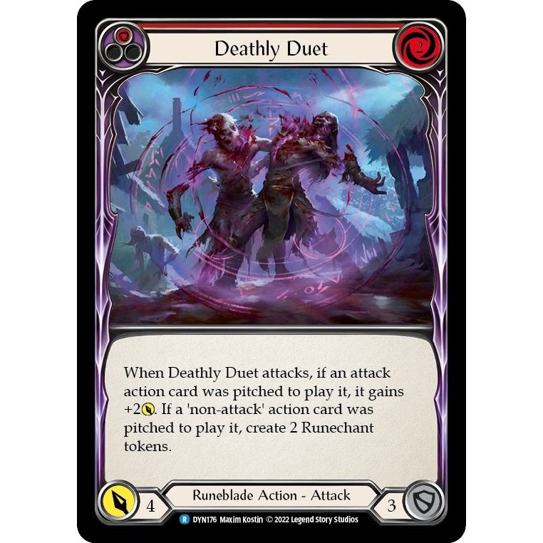 Image for Deathly Duet (Red) (DYN176) (DYN) - Flesh and Blood TCG