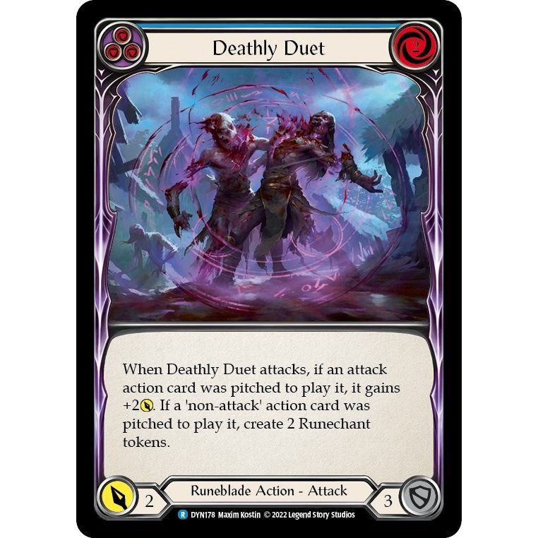 Image for Deathly Duet (Blue) (DYN178) (DYN) - Flesh and Blood TCG