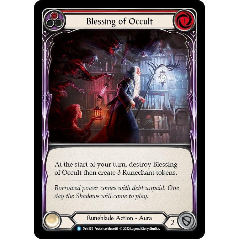 Image for Blessing of Occult (Red) (DYN179) (DYN) - Flesh and Blood TCG