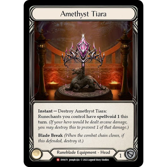 Image for Amethyst Tiara (DYN171) (DYN) - Flesh and Blood TCG
