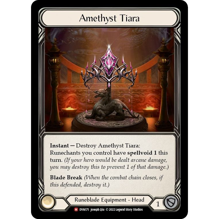 Image for Amethyst Tiara (DYN171) (DYN) - Flesh and Blood TCG