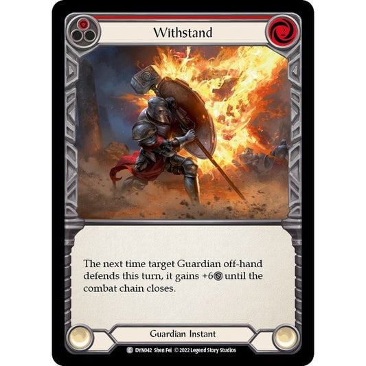 Image for Withstand (Red) (DYN042) (DYN) - Flesh and Blood TCG