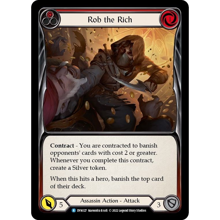 Image for Rob the Rich (Red) (DYN127) (DYN) - Flesh and Blood TCG