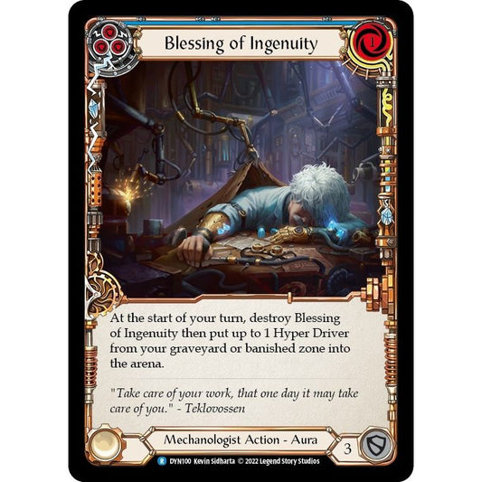Image for Blessing of Ingenuity (Blue) (DYN100) (DYN) - Flesh and Blood TCG
