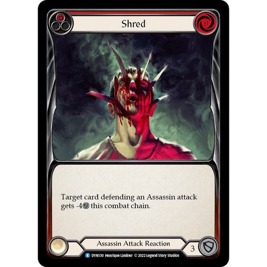 Image for Shred (Red) (DYN130) (DYN) - Flesh and Blood TCG
