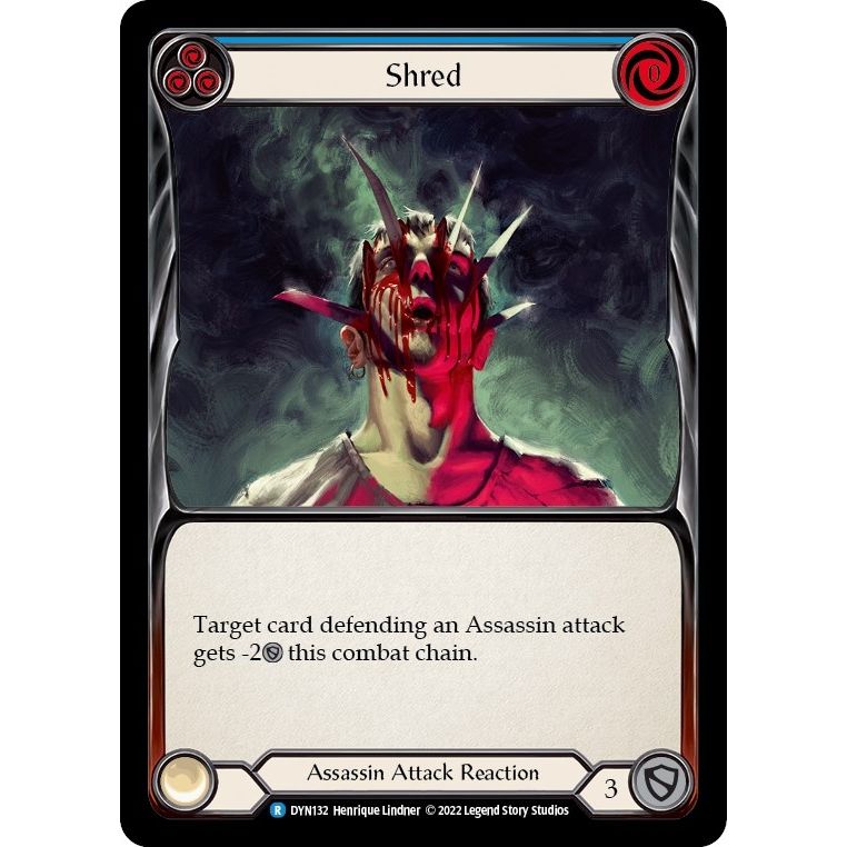 Image for Shred (Blue) (DYN132) (DYN) - Flesh and Blood TCG