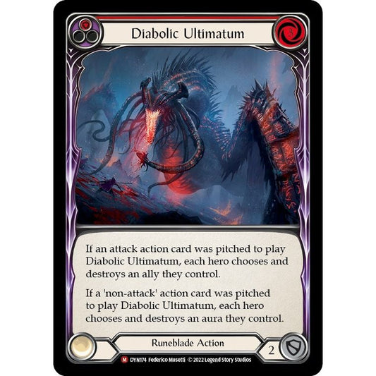 Image for Diabolic Ultimatum (DYN174) (DYN) - Flesh and Blood TCG