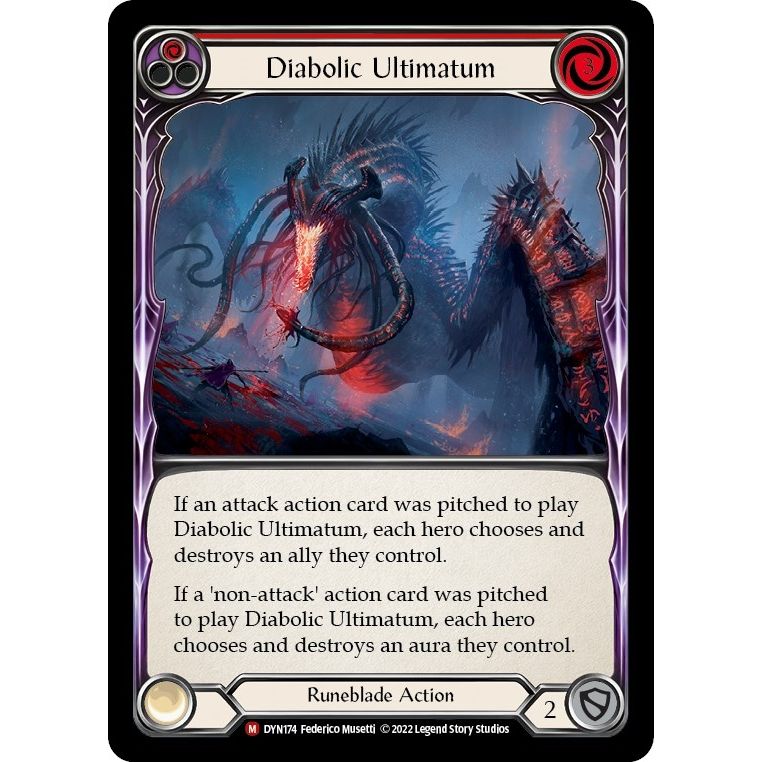 Image for Diabolic Ultimatum (DYN174) (DYN) - Flesh and Blood TCG