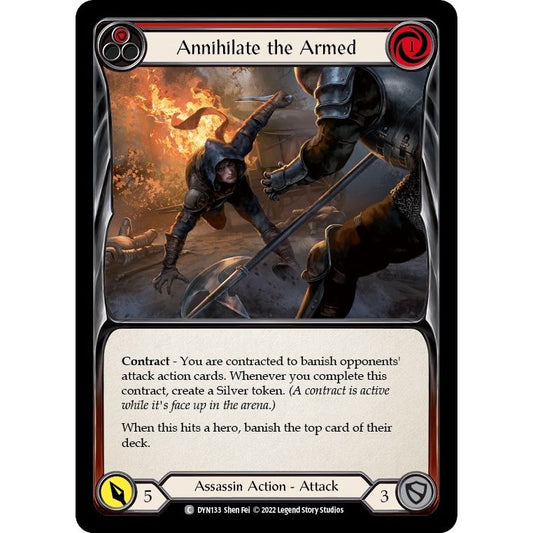 Image for Annihilate the Armed (Red) (DYN133) (DYN) - Flesh and Blood TCG