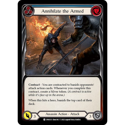 Image for Annihilate the Armed (Blue) (DYN135) (DYN) - Flesh and Blood TCG