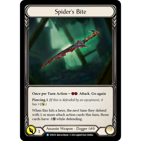 Image for Spider's Bite (115) (DYN115) (DYN) - Flesh and Blood TCG