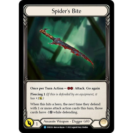 Image for Spider's Bite (116) (DYN116) (DYN) - Flesh and Blood TCG