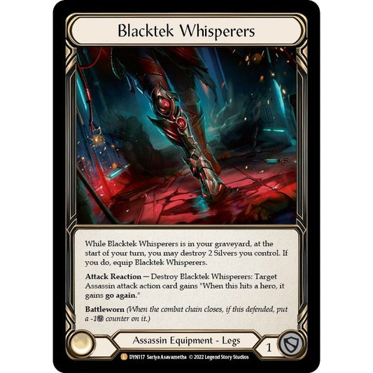 Image for Blacktek Whisperers (DYN117) (DYN) - Flesh and Blood TCG