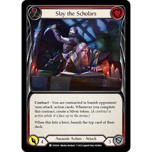 Image for Slay the Scholars (Red) (DYN145) (DYN) - Flesh and Blood TCG
