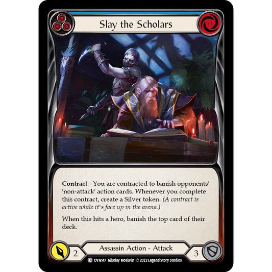 Image for Slay the Scholars (Blue) (DYN147) (DYN) - Flesh and Blood TCG
