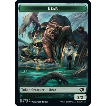 Image for Bear Token (2) (BRO) - Magic: The Gathering