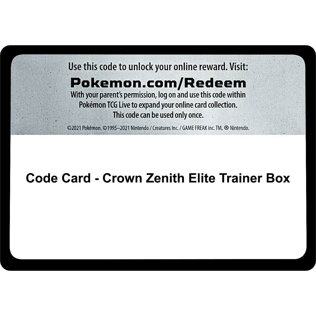 Image for Code Card - Crown Zenith Elite Trainer Box (CRZ) - Pokemon