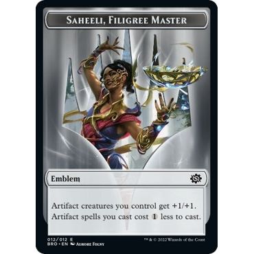 Image for Emblem - Saheeli, Filigree Master (12) (BRO) - Magic: The Gathering