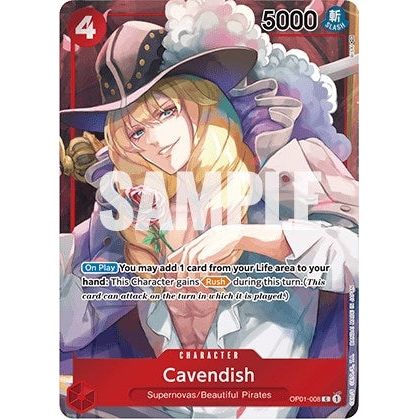 Image for Cavendish (Box Topper) (OP01-008) (OP01) - One Piece Card Game