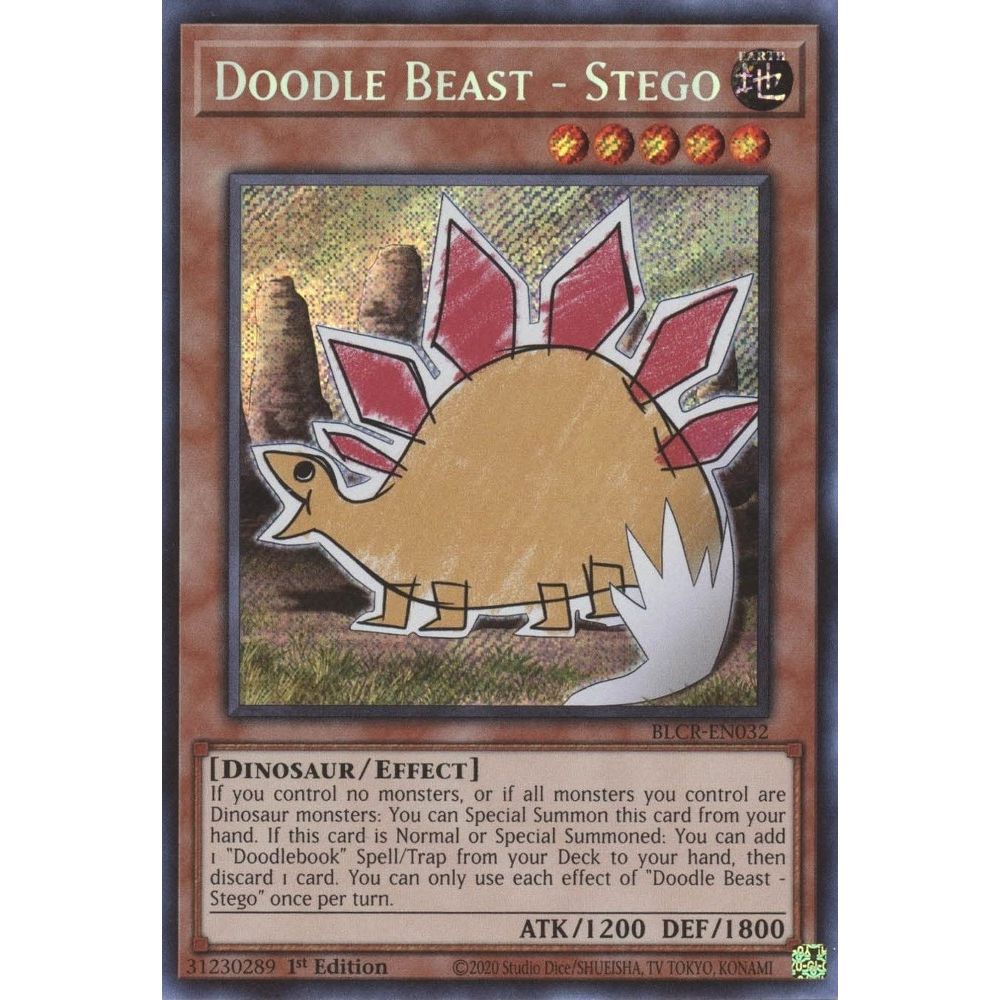Image for Doodle Beast - Stego (BLCR-EN032) (BLCR) - YuGiOh