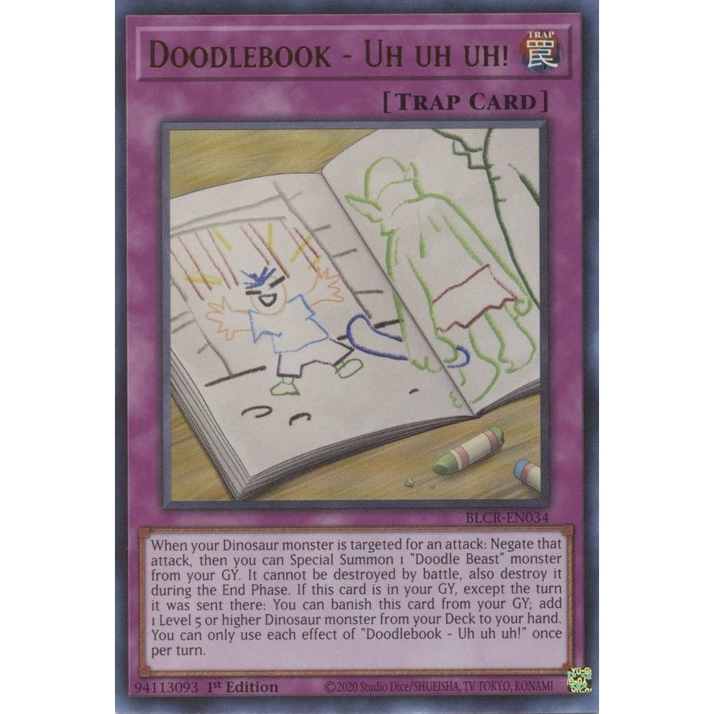 Image for Doodlebook - Uh uh uh! (BLCR-EN034) (BLCR) - YuGiOh