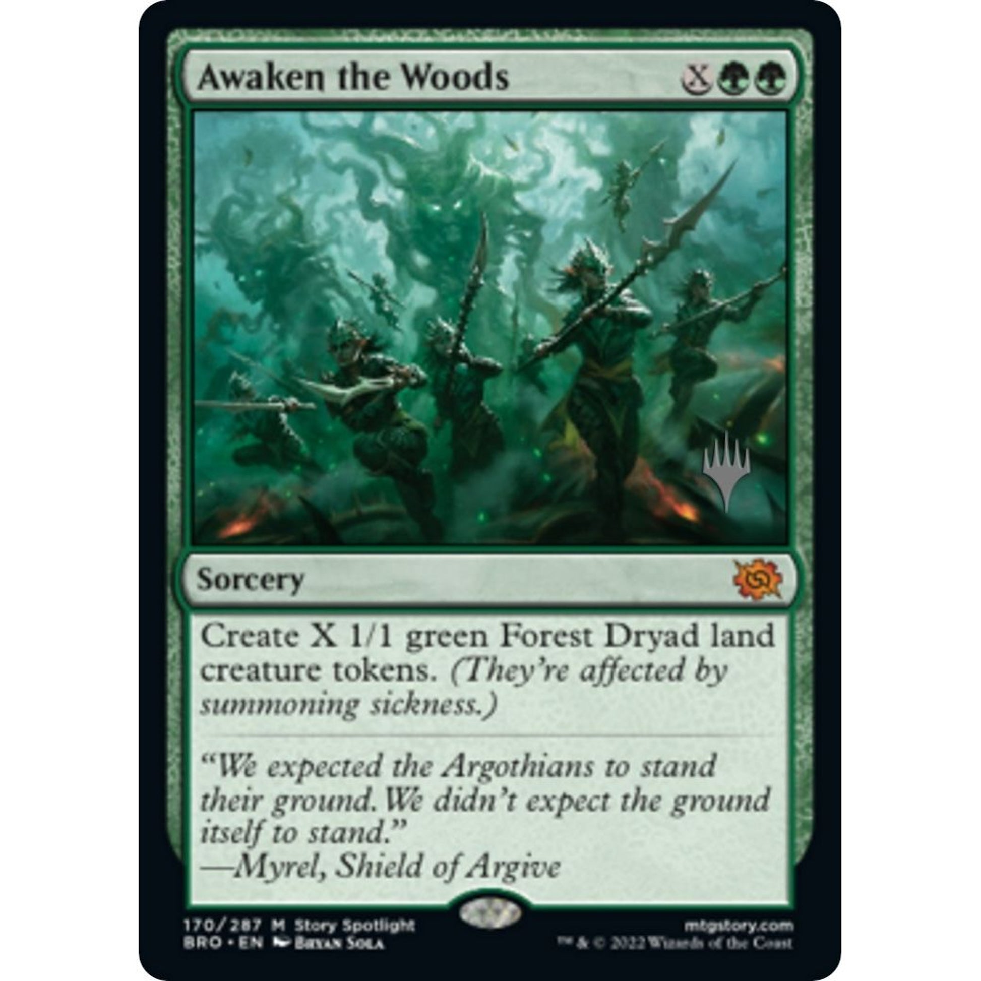 Image for Awaken the Woods (170) (PPBRO) - Magic: The Gathering