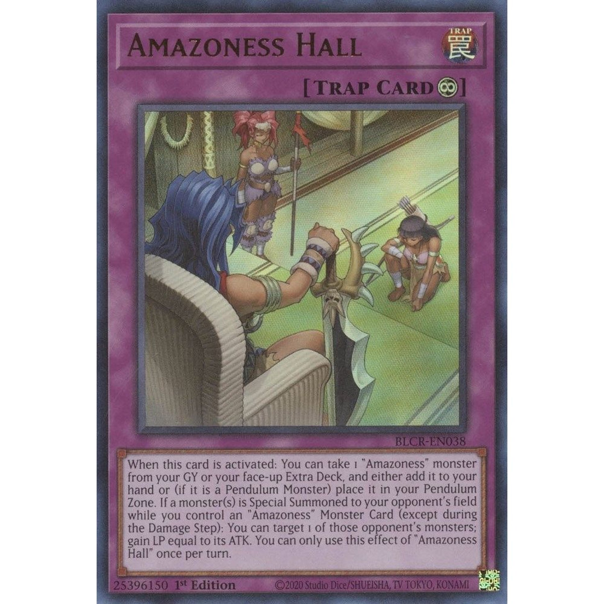 Image for Amazoness Hall (BLCR-EN038) (BLCR) - YuGiOh