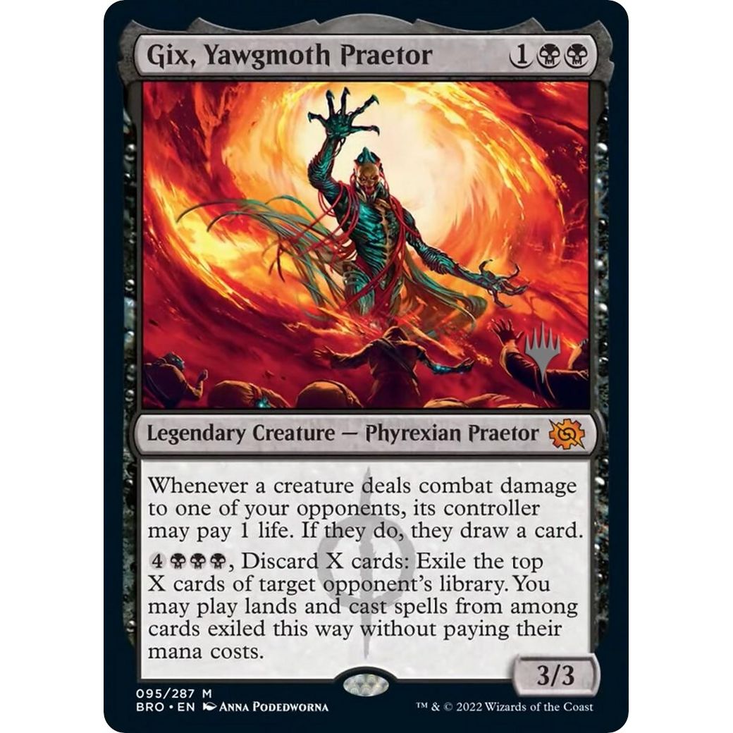 Image for Gix, Yawgmoth Praetor (95) (PPBRO) - Magic: The Gathering