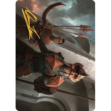 Image for Siege Veteran Art Card (Gold-Stamped Signature) (3) (ASBRO) - Magic: The Gathering