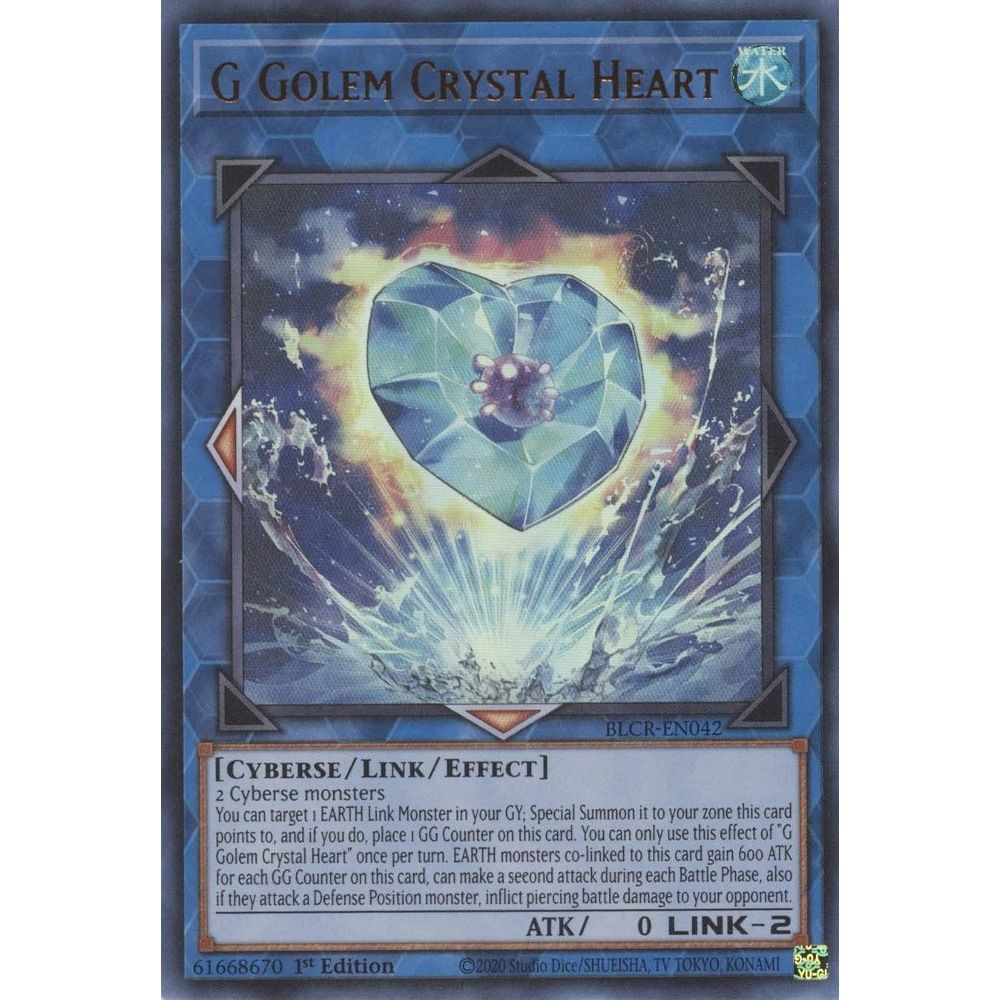 Image for G Golem Crystal Heart (BLCR-EN042) (BLCR) - YuGiOh