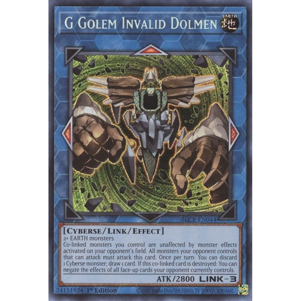 Image for G Golem Invalid Dolmen (BLCR-EN044) (BLCR) - YuGiOh