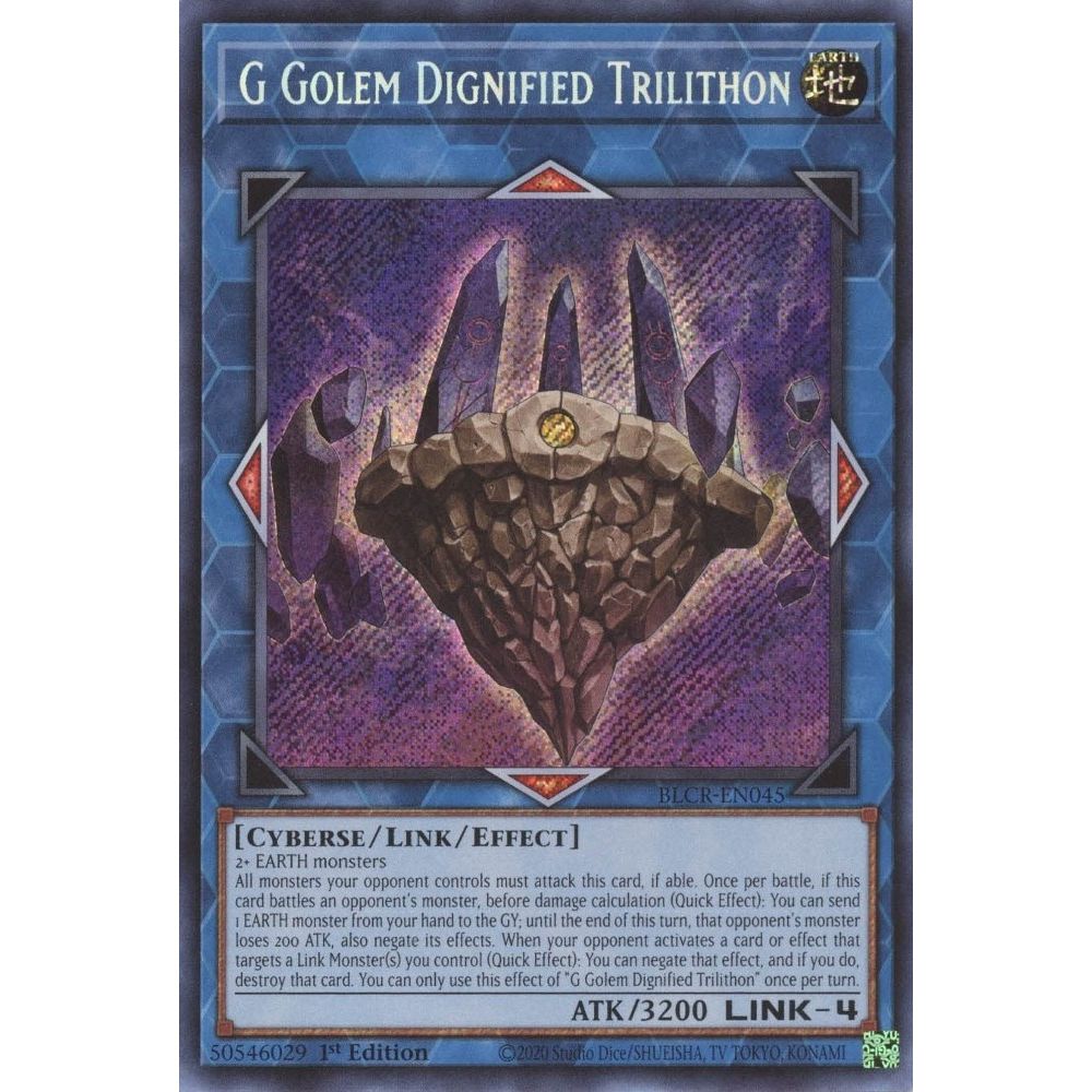 Image for G Golem Dignified Trilithon (BLCR-EN045) (BLCR) - YuGiOh