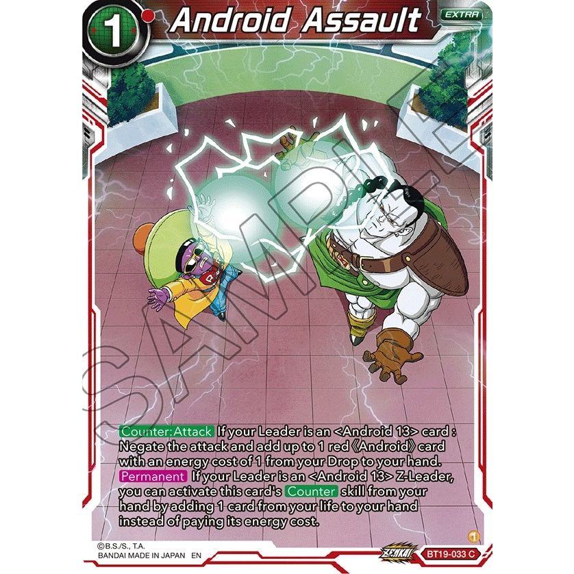 Image for Android Assault (BT19-033) (DBS-B19) - Dragon Ball Super: Masters