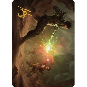 Image for Brotherhood's End Art Card (Gold-Stamped Signature) (19) (ASBRO) - Magic: The Gathering