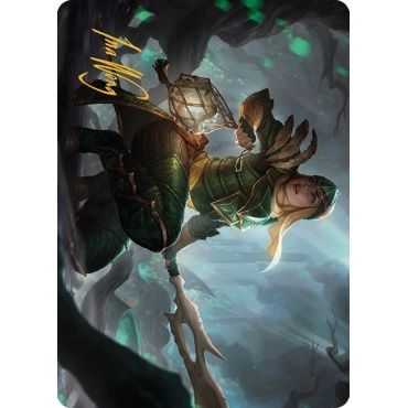 Image for Argothian Opportunist Art Card (Gold-Stamped Signature) (22) (ASBRO) - Magic: The Gathering