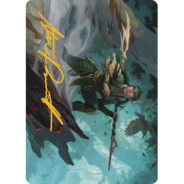 Image for Gwenna, Eyes of Gaea Art Card (Gold-Stamped Signature) (25) (ASBRO) - Magic: The Gathering