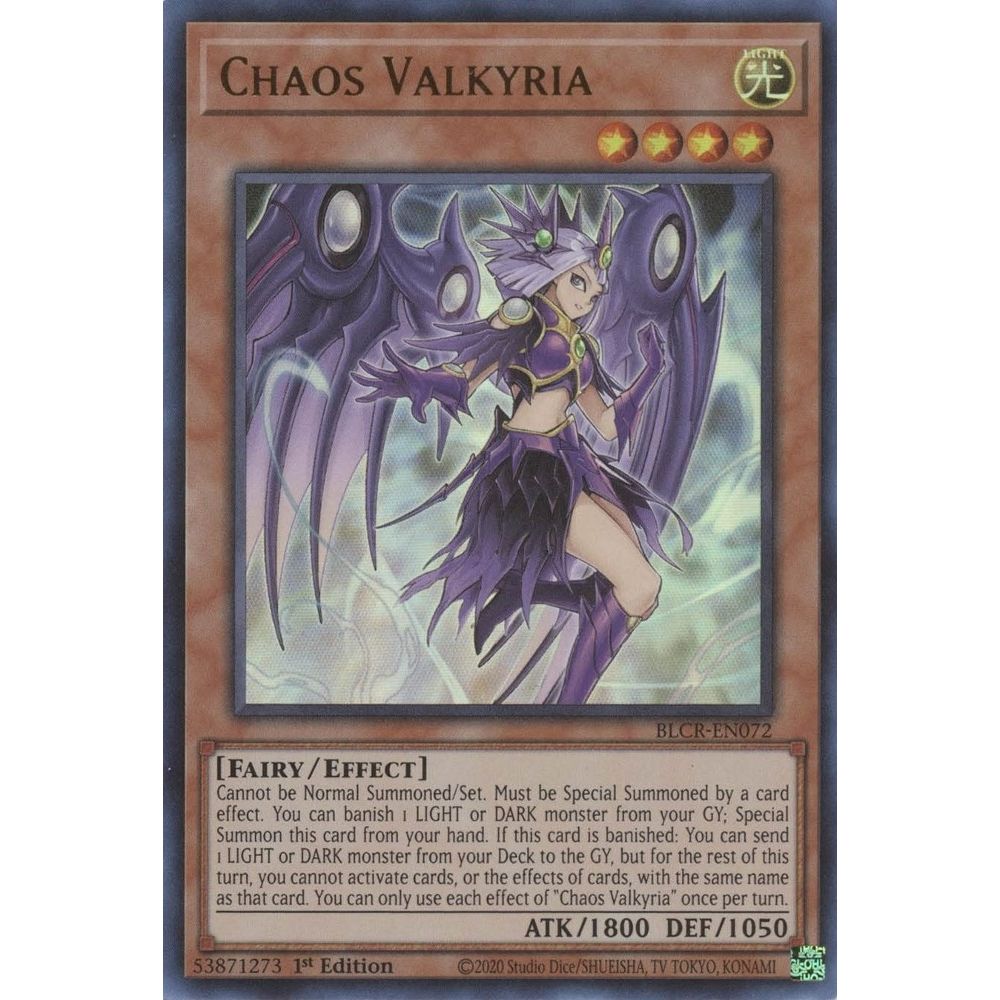 Image for Chaos Valkyria (BLCR-EN072) (BLCR) - YuGiOh