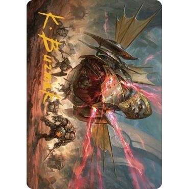 Image for Liberator, Urza's Battlethopter Art Card (Gold-Stamped Signature) (44) (ASBRO) - Magic: The Gathering