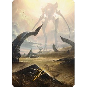 Image for Plains (47) Art Card (Gold-Stamped Signature) (47) (ASBRO) - Magic: The Gathering