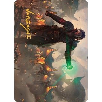 Image for Mishra, Eminent One Art Card (Gold-Stamped Signature) (54) (ASBRO) - Magic: The Gathering