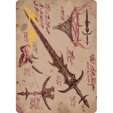 Image for Blackblade Reforged Art Card (Gold-Stamped Signature) (56) (ASBRO) - Magic: The Gathering