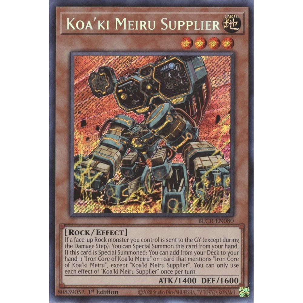 Image for Koa'ki Meiru Supplier (BLCR-EN080) (BLCR) - YuGiOh